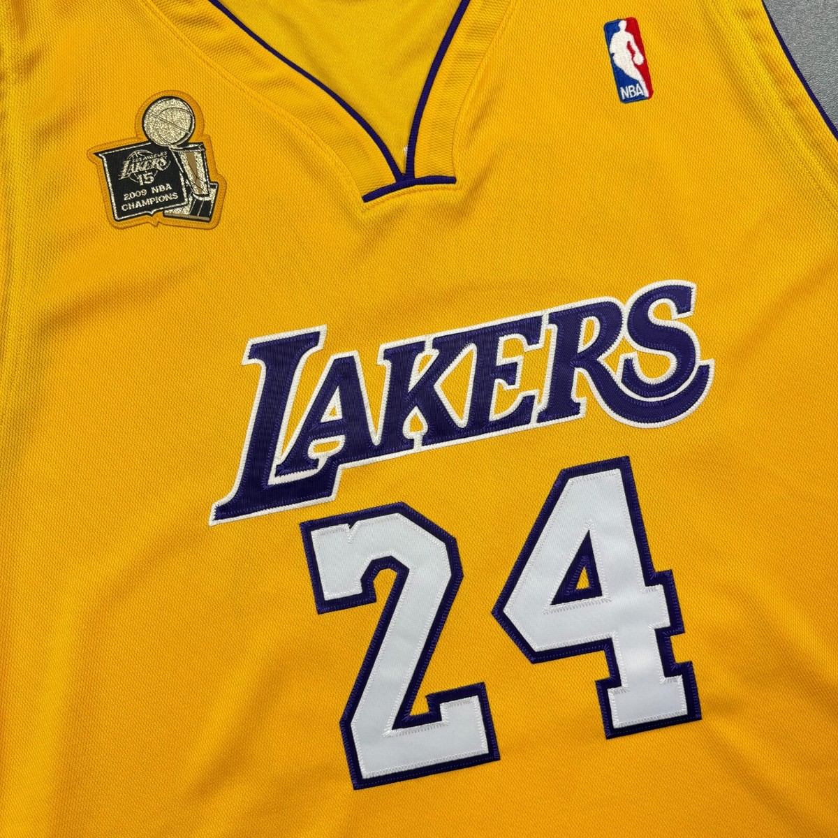 100% Authentic Kobe Bryant Adidas 2009 NBA Champions Lakers Jersey