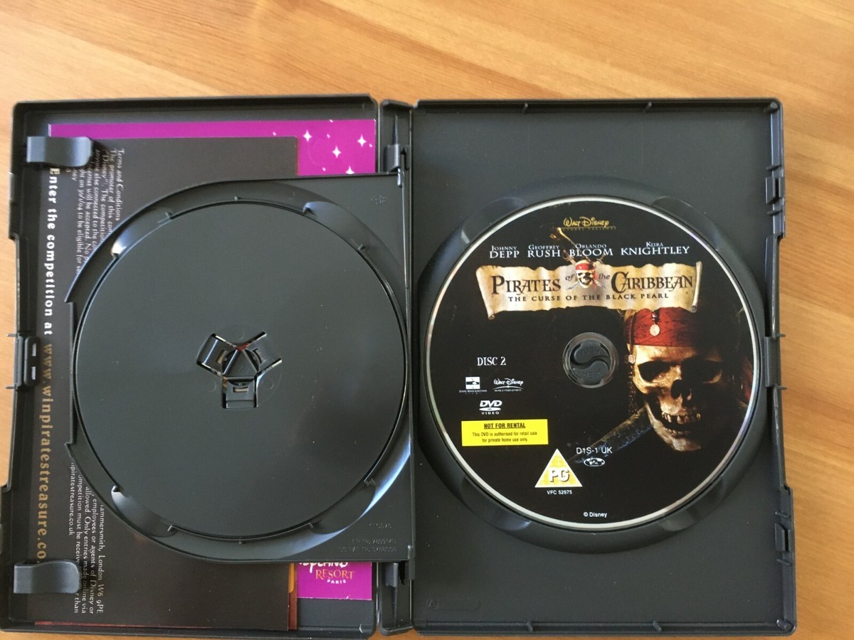 Pirates of the Caribbean: The Curse of the Black Pearl - UK 2 disc