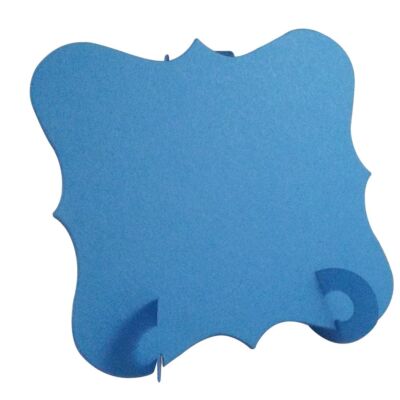 24 elegante Tischkarten Ozeanblau, perfekt für stilvolle Hochzeiten & Partys