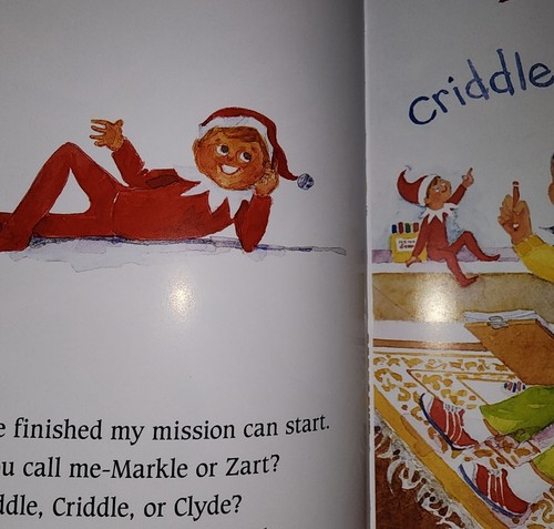 The Elf on the Shelf A Christmas Tradition Brown Hair Brown Eyed Boy Book Only - Picture 4 of 4