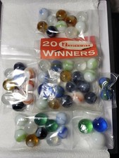 Champion Agate Marbles Set/Lot