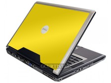 YELLOW Vinyl Lid Skin Cover Decal fits Dell Precision M90 M6300 Laptop