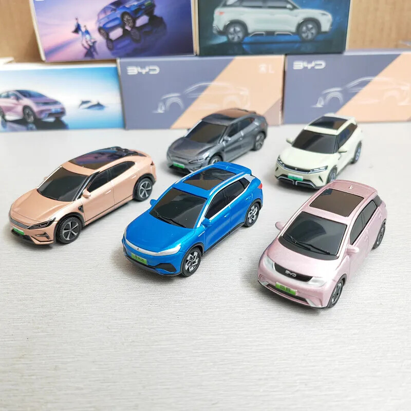1:64 BYD Song L Yuan PLUS Up Dolphin Alloy Car Model Diecast
