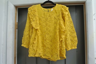 mustard coloured ladies tops
