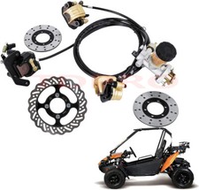 Kit Pinza Freno Idraulica Go Kart Cart ATV Rotore per 150cc 200cc Quad Golf Car