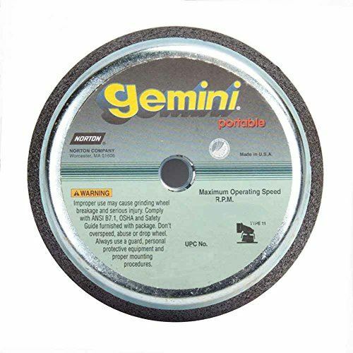 Norton 66252809600 6x2x5/8 in. Gemini Snagging Wheels, Silicon Carbide