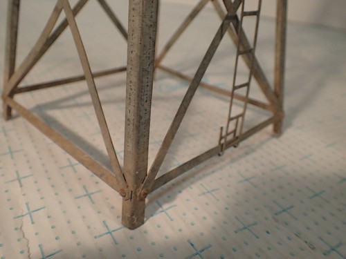 REAL Vintage Nice Large 17" Galvanized Steel Windmill Railroad Model Train Decor - Picture 7 of 9