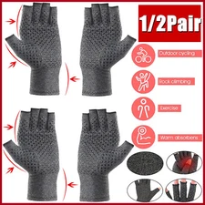 Arthritis Wrist Brace Compression Hand Support Gloves Carpal Tunnel Pain Relief