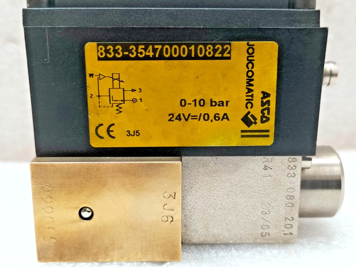 ASCO JOUCOMATIC 833-354700010822 PROPORTIONAL SENTRONIC