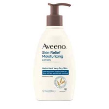 Aveeno Active Naturals Skin Relief Moisturizing Lotion Fragrance-Free 12 Ounce