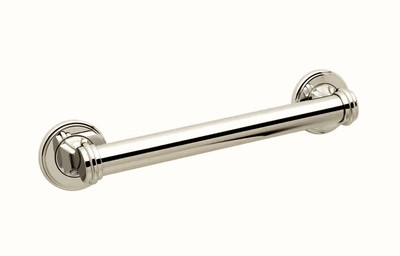 Ginger 2760/PN Circe 12'' Designer 1 1/4'' ADA Grab Bar Polished Nickel Finish