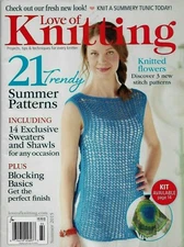 USED LOVE OF KNITTING SUMMER 2015 PATTERN MAGAZINE