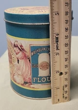 Vintage Tin Washburn’s Crosby Co. Gold Medal Flour Tin 1990