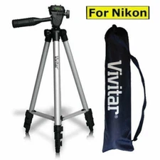  50" PROFESSIONAL VIVITAR TRIPOD WITH QUICK RELEASE FOR  NIKON DSLR CAMERAS