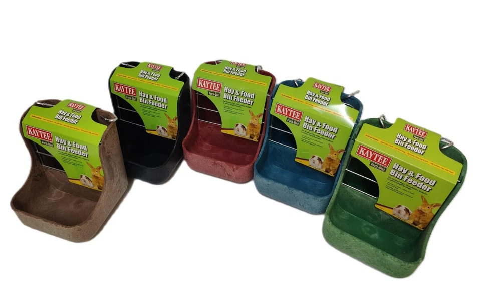 Kaytee Hay & Food Bin Feeder for Rabbits and others Smalls Animal. Small