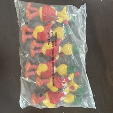Vintage Applause Sesame Street Big Bird Band Leader Muppets Figure Lot 6 Pc