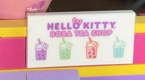 Sanrio Hello Kitty Boba Tea Shop Build Set w/ Figure - Picture 3 of 7