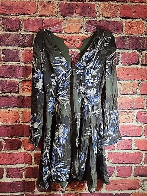 Astr The Label green Floral Long Sleeve Dress Size M C61 | eBay Astr The Label green Floral Long Sleeve Dress Size M C61 | eBay