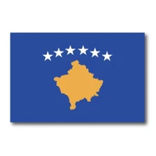 Kosovo Flag Car Magnet Decal - 4 x 6 Heavy Duty for Car Truck SUV