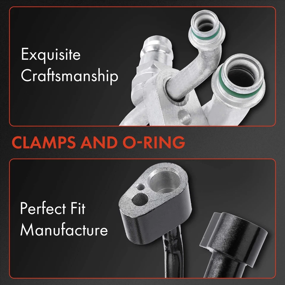 Manguera de línea de succión y líquido para Dodge Freightliner Sprinter 2500 3500 V6 3,0 L Foto 3 de 4