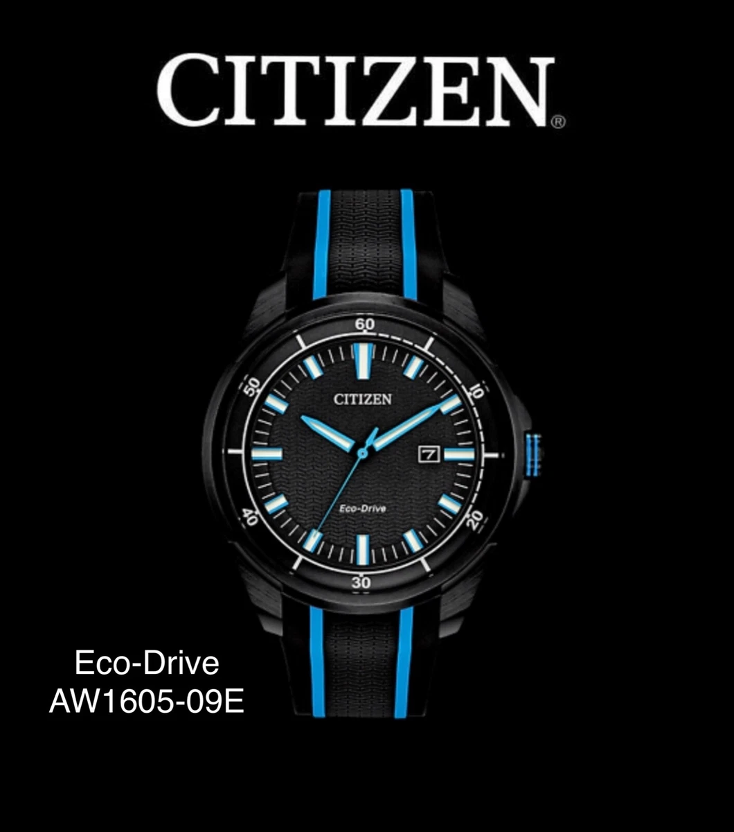 CITIZEN Eco-Drive Quartz Sport Casual Mens Watch Stainless Steel