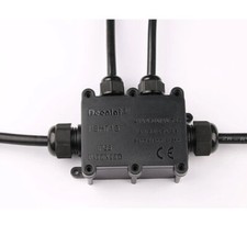 IP68 4 Way Outdoor Waterproof Junction Box Electrical Cable Wire Connector Box