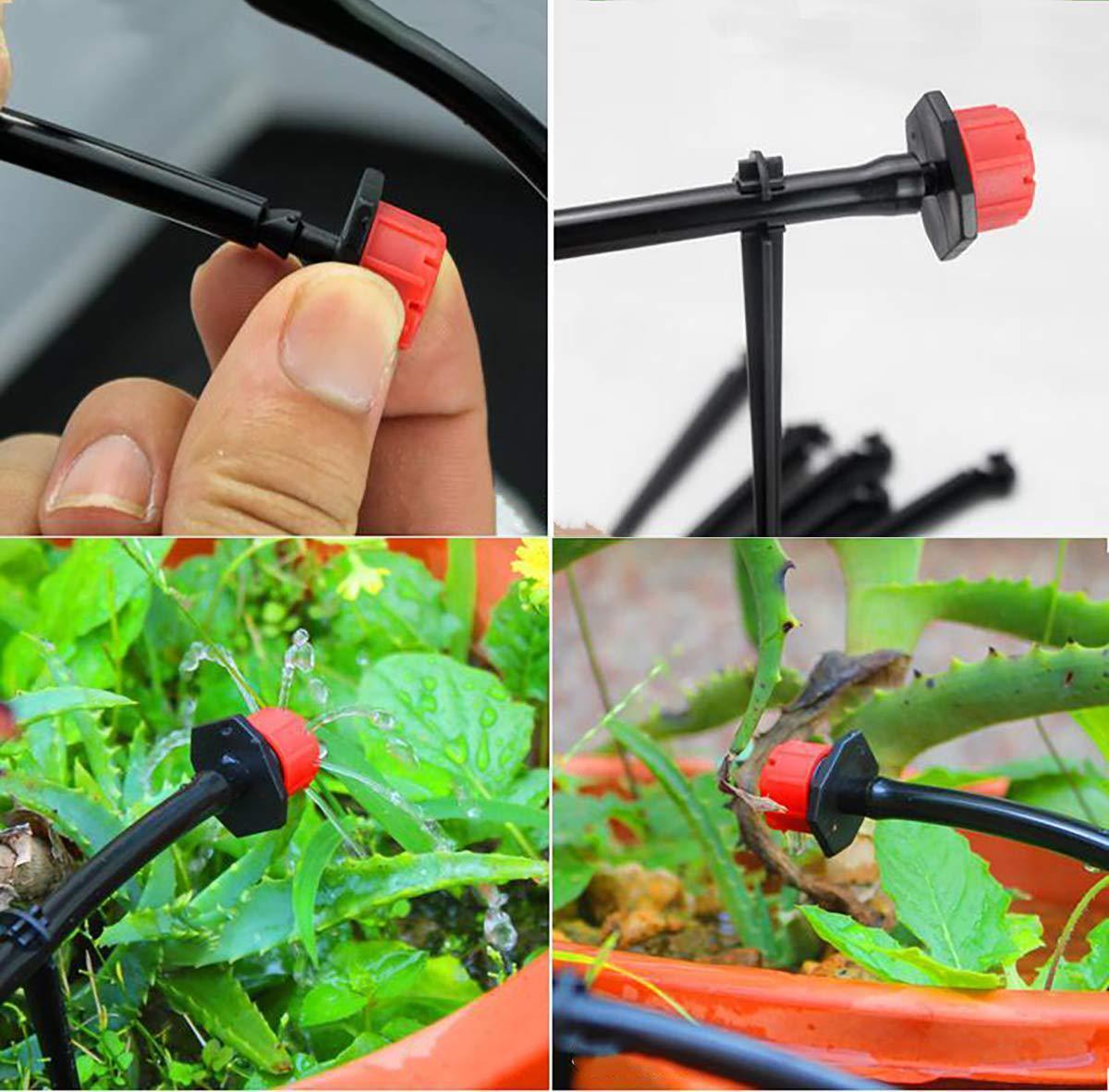 100FT 30M Auto Drip Irrigation System Kit Timer Micro Sprinkler Garden Watering