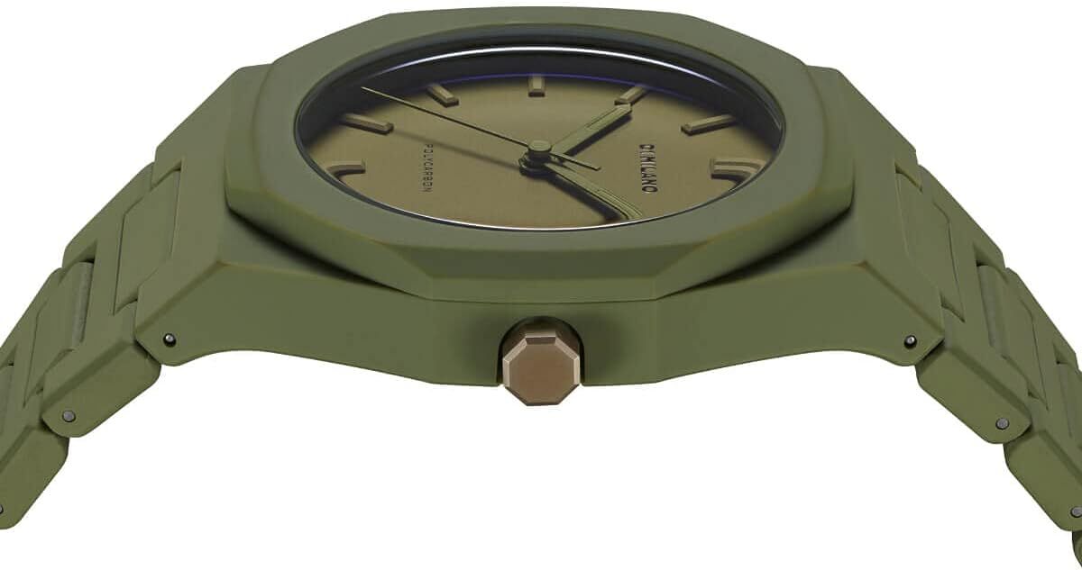 D1 Milano Watch Men\'s PCBJ22 Military Green Polycarbon - Brand New Sealed w/ box Green Legacy Polycarbon Watch | D1 Milano main image 2