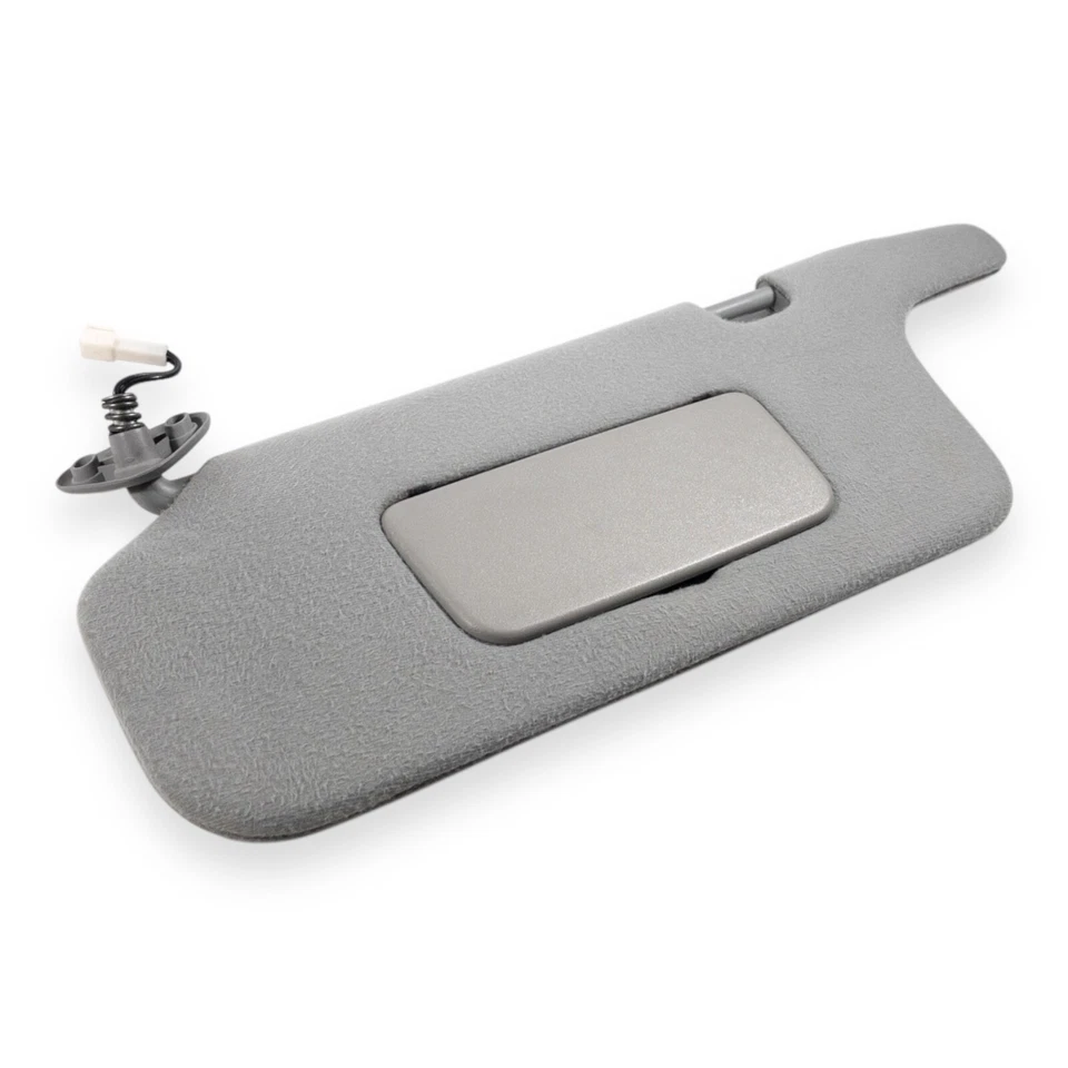 1995-1999 Subaru Legacy Driver Left Side Sun Visor Gray Cloth Lighted - Image 3 of 4