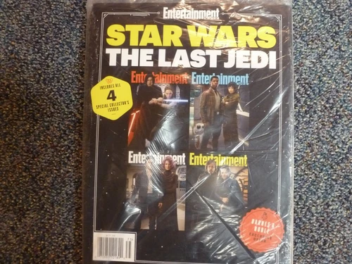 Sealed Lot of 4 Entertainment Weekly Star Wars The Last Jedi (Collectors Issues)