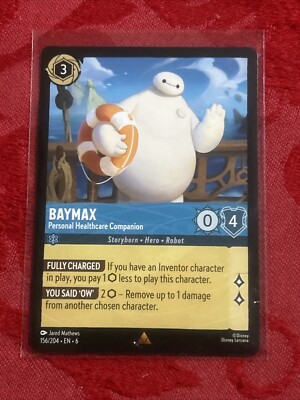 Lorcana Azurite Sea - Baymax - Personal Healthcare Companion - 156/204
