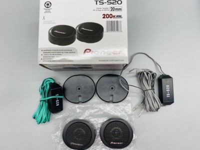 Pioneer TS-S20 200W High Power Car Loud 3/4'' Dome Tweeter Speaker Systems Black