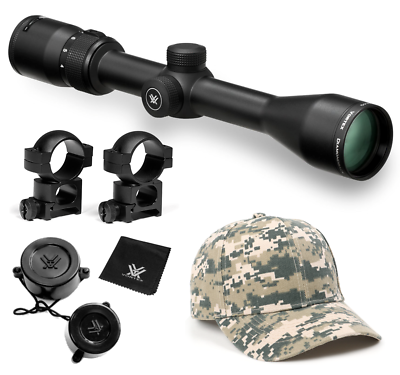 #ad #ad Vortex Optics Diamondback 4 12X40 Riflescope Dead Hold BDC w Rings High and Hat $287.00