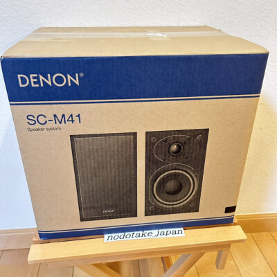 DENON Speaker M Series Black Pair SC-M41 SCM41BKEM | eBay