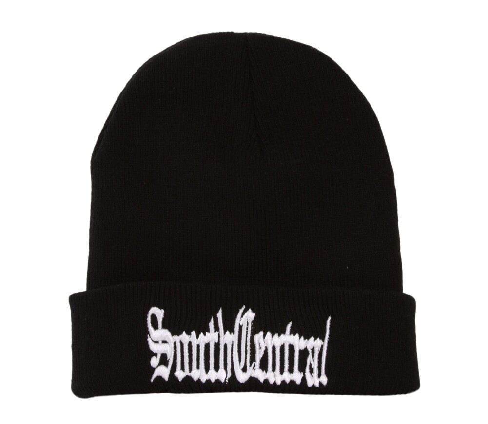 South Central LA Cuffed Black Beanie | eBay