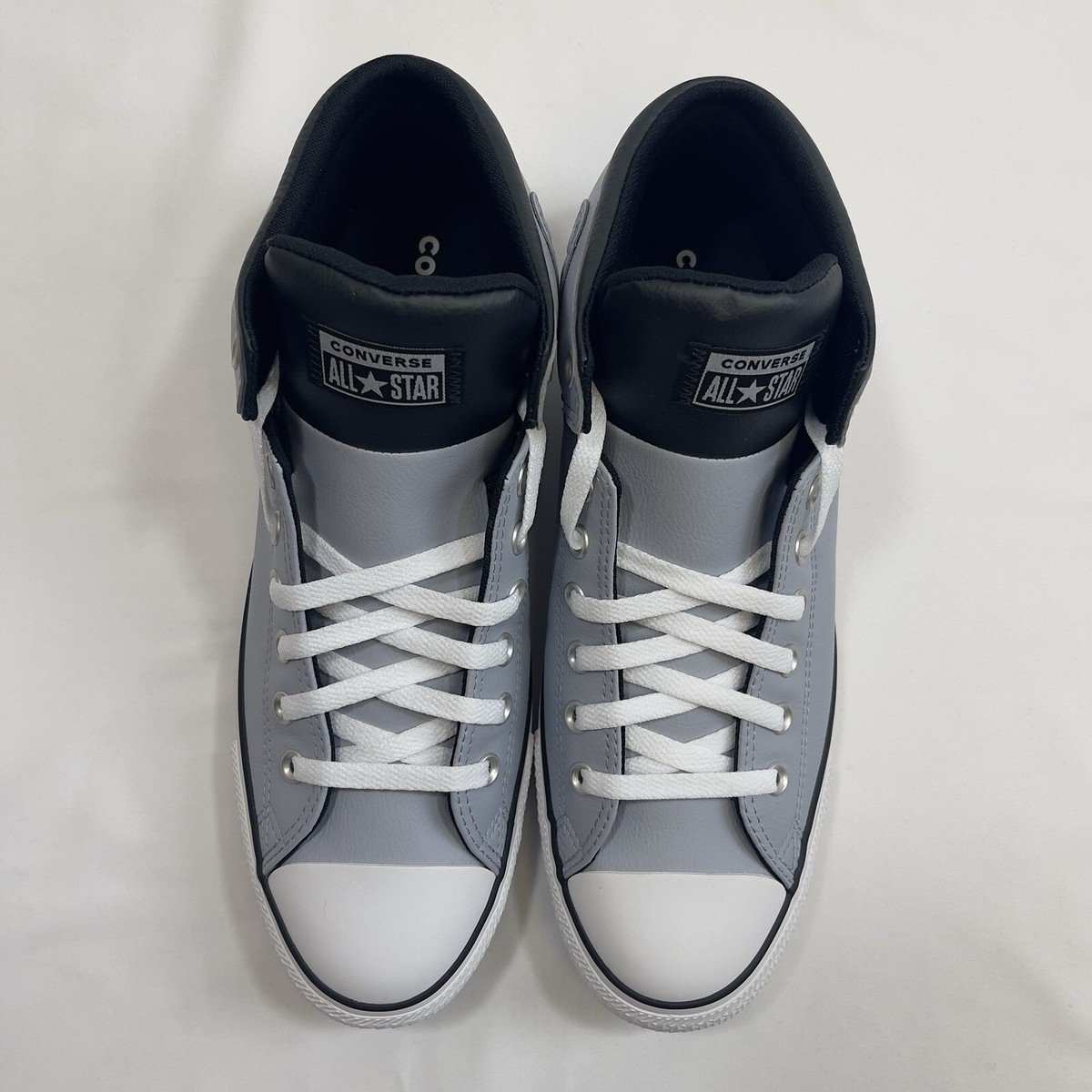 Converse Sneaker Men\'s 12 Silver Black Chuck Taylor All Star High Street Shoes 14f8ab02-2009-4b2e-aa91-  main image 3