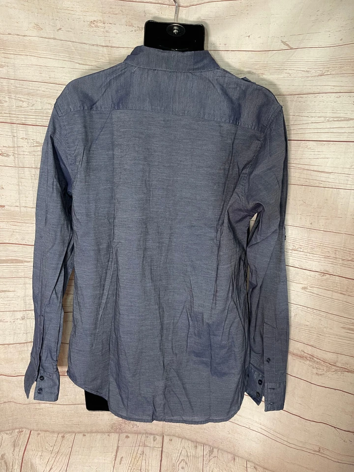 Sovereign Code Men’s Blue Long Sleeve Button Down Casual Shirt Size L - Image 3 of 4