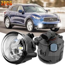 For Infiniti Fx37 2013 Clear Lens Pair Bumper Led Fog Lights Front Lamps Wbulbs For Infiniti Fx37 2013 Clear Lens Pair Bumper Led Fog Lights Front Lamps Wbulbs