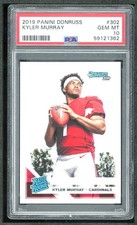 Kyler Murray 2019 Panini Donruss RC Rated Rookie #302 PSA 10