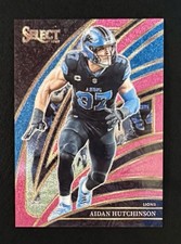 2025 Panini Prizm Football Aiden Hutchinson Purple Shimmer RARE /15 #210 Lions