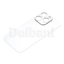 Clear Back Glass Battery Cover for Apple iPhone 14 Pro Transparent