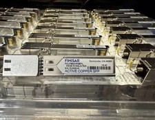 Single Finisar FCLF8521P2BTL 1000BASE-T Active Copper SFP/RJ-45 Transceivers