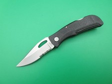 Gerber Model 425 Ez-out Combo Edge Lockback Folding Pocket Knife Usa