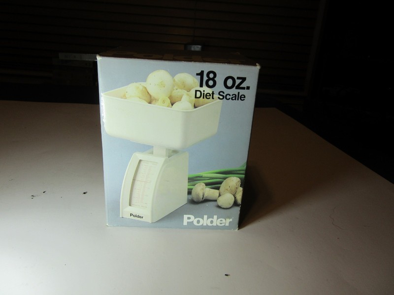 Vintage POLDER 18 OZ DIET UTILITY KITCHEN SCALE NEW