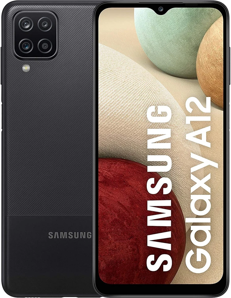 Samsung Galaxy A12 4/64GB LTE A125F/DS Schwarz ohne Simlock | Zustand: Sehr gut - Bild 2 von 4