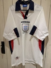 England Umbro Home Shirt Genuine 1997 Size XL