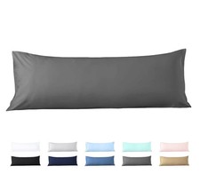 Body Pillow Cover 20x54 Body Pillow Case 100 Egyptian Cotton 600 Thread Coun...
