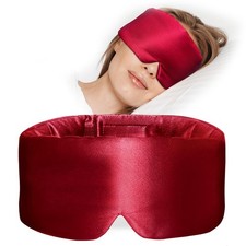 100 Mulberry Silk Sleep , Large Eye Cover for Sleeping, Comfortable and Pres...