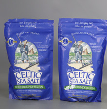 Celtic Sea Salt Fine Ground Sea Salt - 16 Oz Bag - Pack of 2