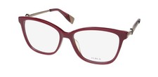 FURLA VFU356 CAT EYE EYEGLASS FRAME/GLASSES PREMIUM MATERIALS CONTEMPORARY RARE